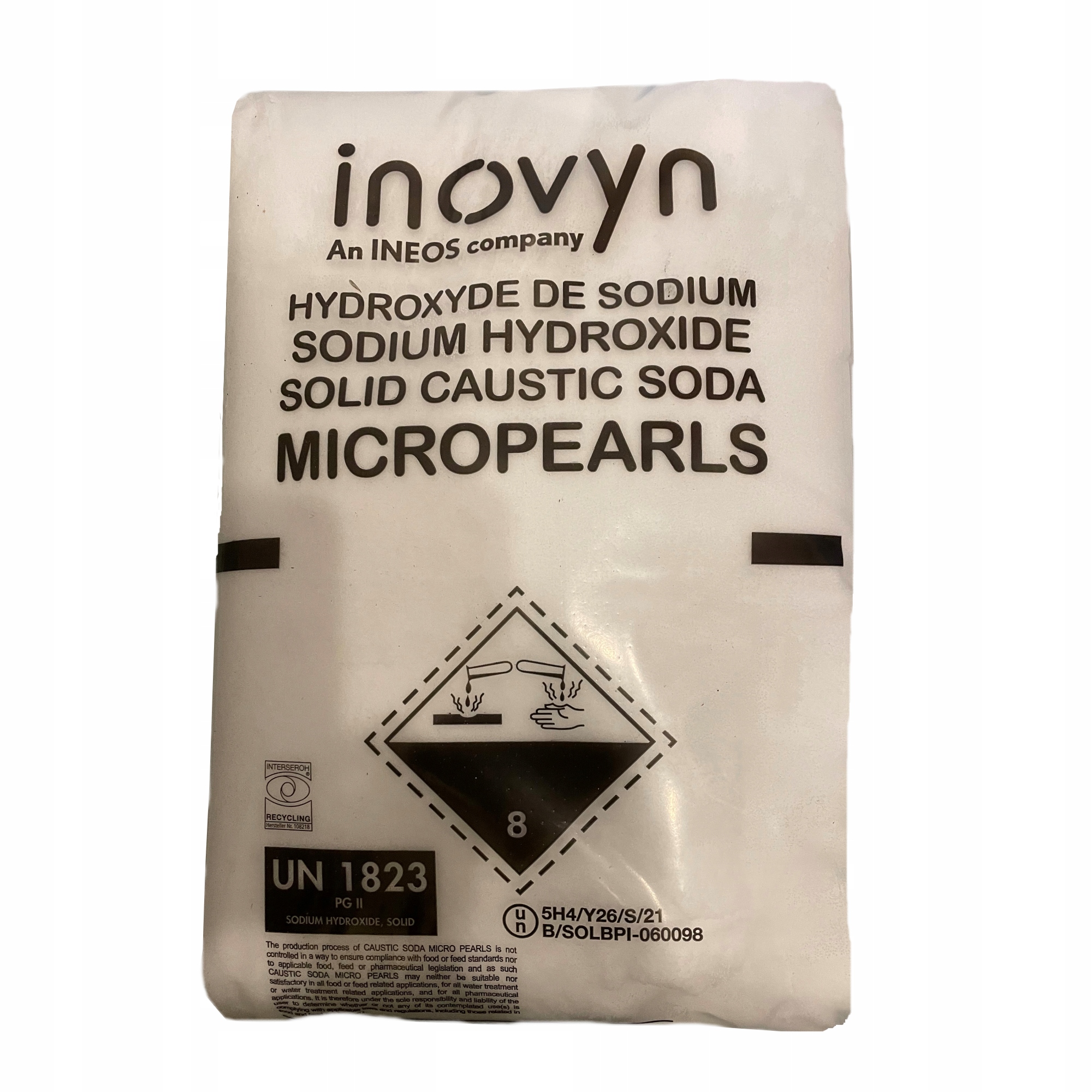 Louh Sodný Hydroxid Sodný Granule 25 Kg Pro Zprůchodnění Sifonových Trubek