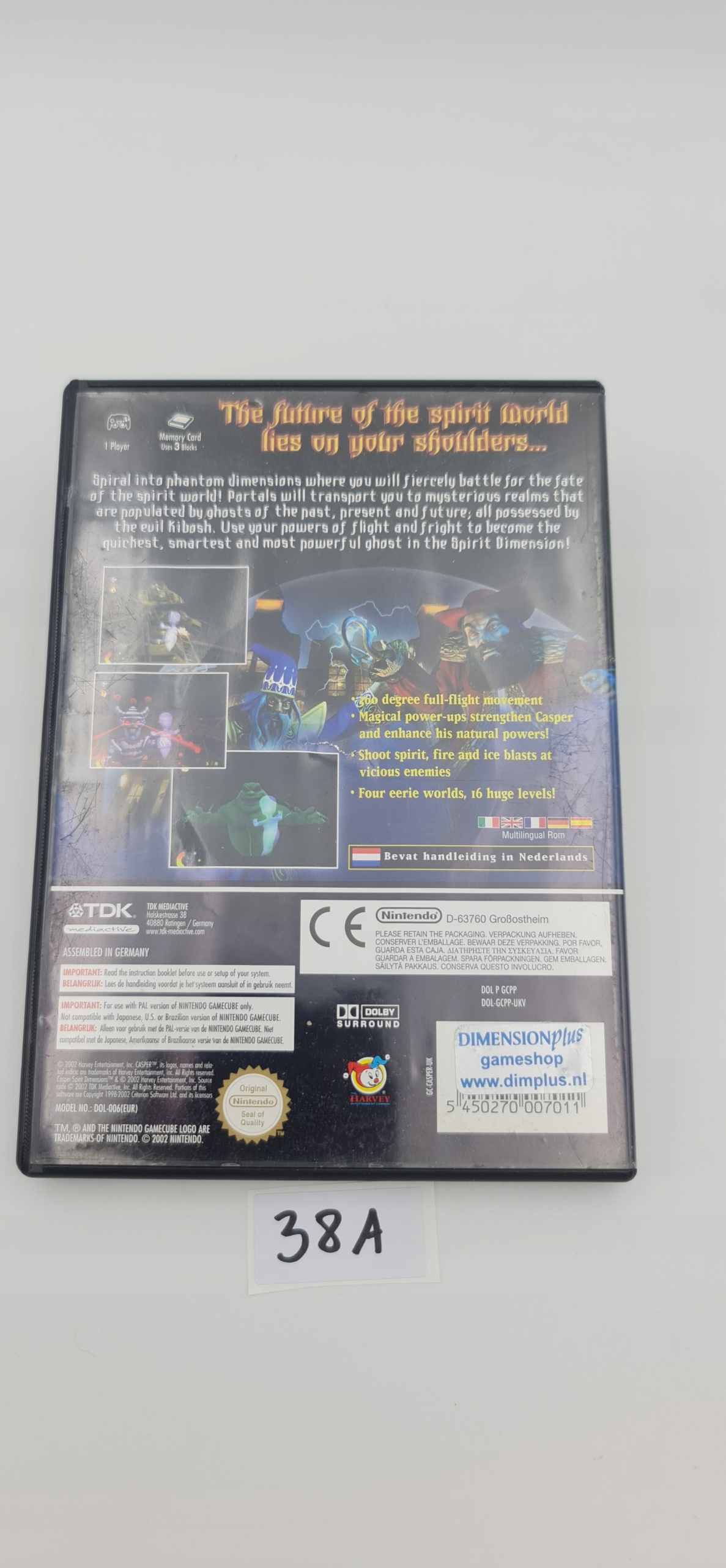 NINTENDO GAMECUBE CASPER SPIRIT DIMENSIONS Producent Nintendo