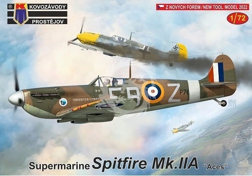 Supermarine Spitfire Mk.IIA "Aces" Kovozávody Prostějov KPM0306 v měřítku 1/72