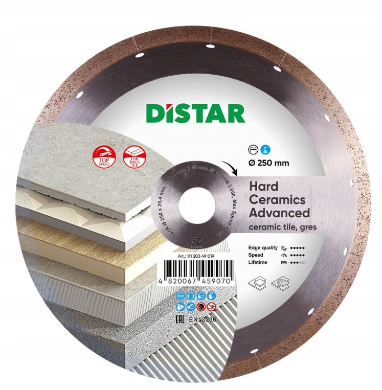 Distar 1A1R Hard Ceramics Advanced 250 mm