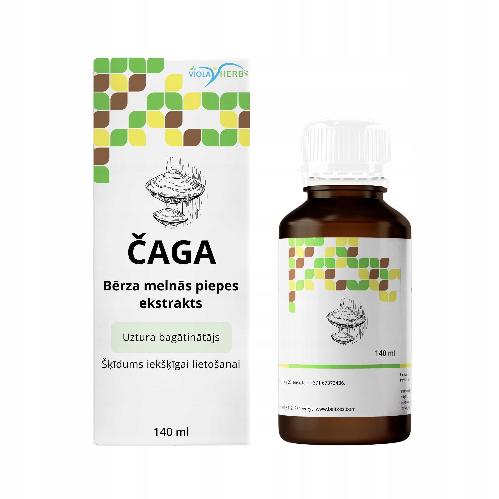 

Befungin Viola Herb Ekstrakt Czaga Syberyjska 140