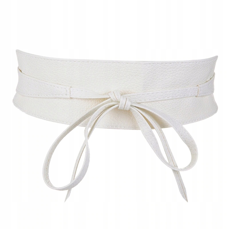 

Pasek Do Ubrań Skórzany Wiązany Kokarda D111 Biały