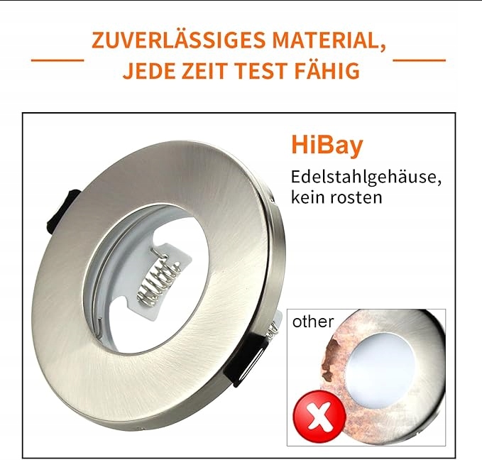 10x OCZKO WPUSTOWE REFLEKTOR SUFITOWY OKRĄGŁY GRATIS 10X ŻARÓWKA GU10 4500K EAN (GTIN) 5907053660241