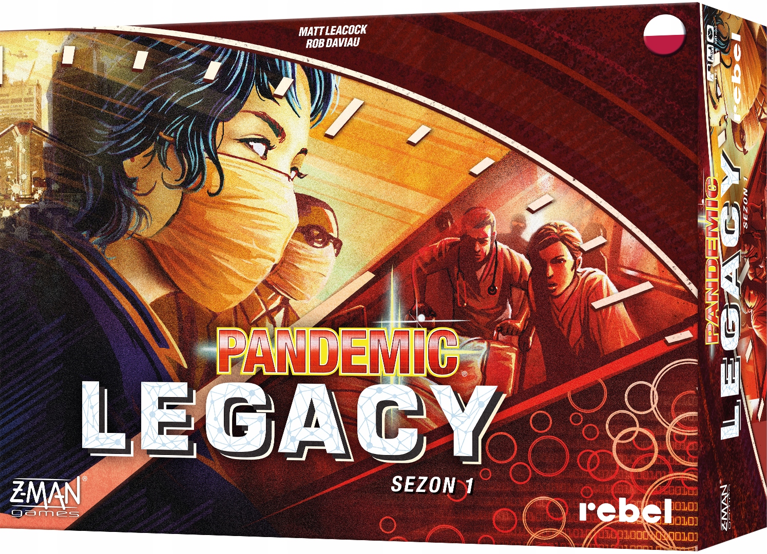 Gra planszowa Rebel Pandemic Legacy: Sezon 1 Typ Podstawa