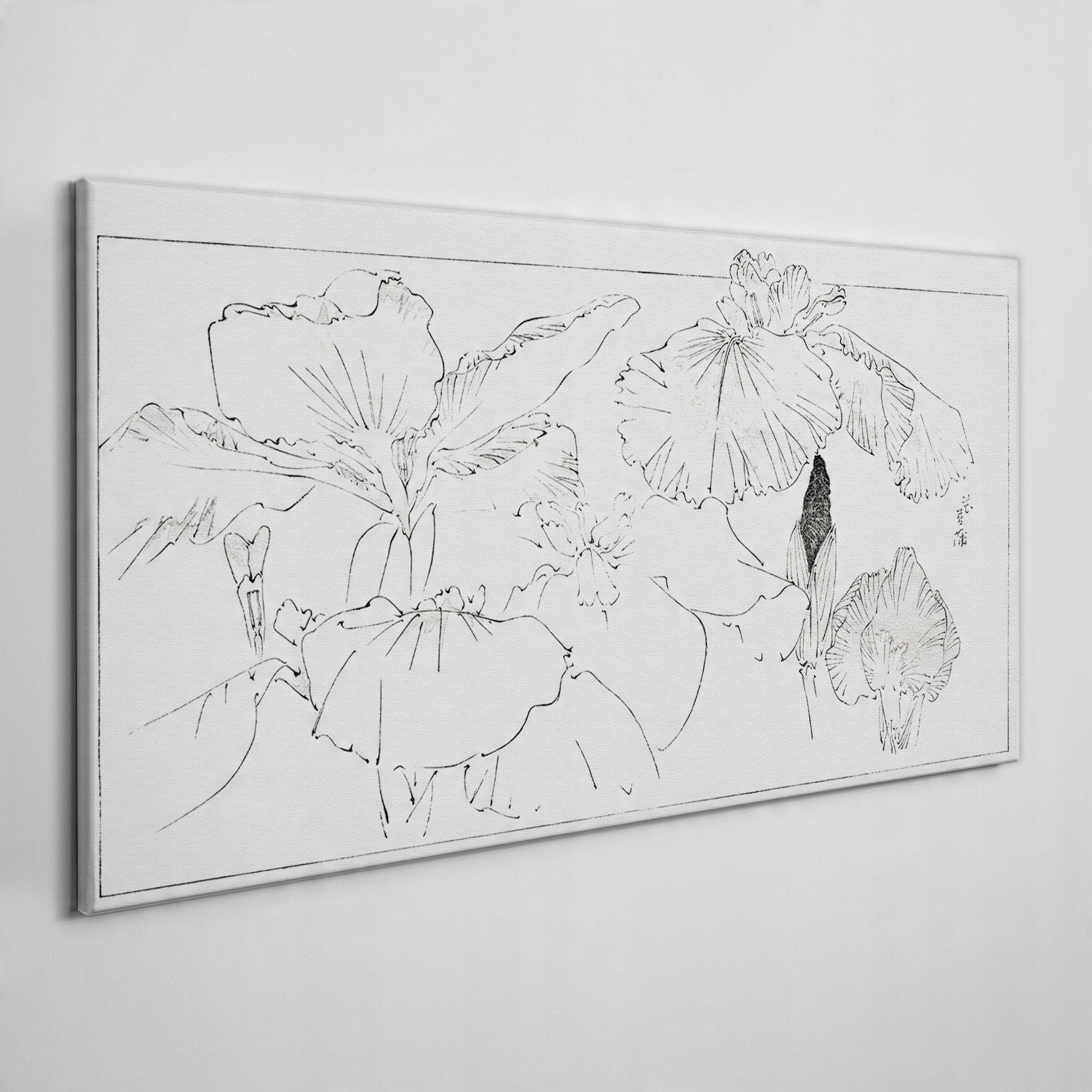 

Foto-obraz na ramie płótno Kwiaty liście 120x60 cm