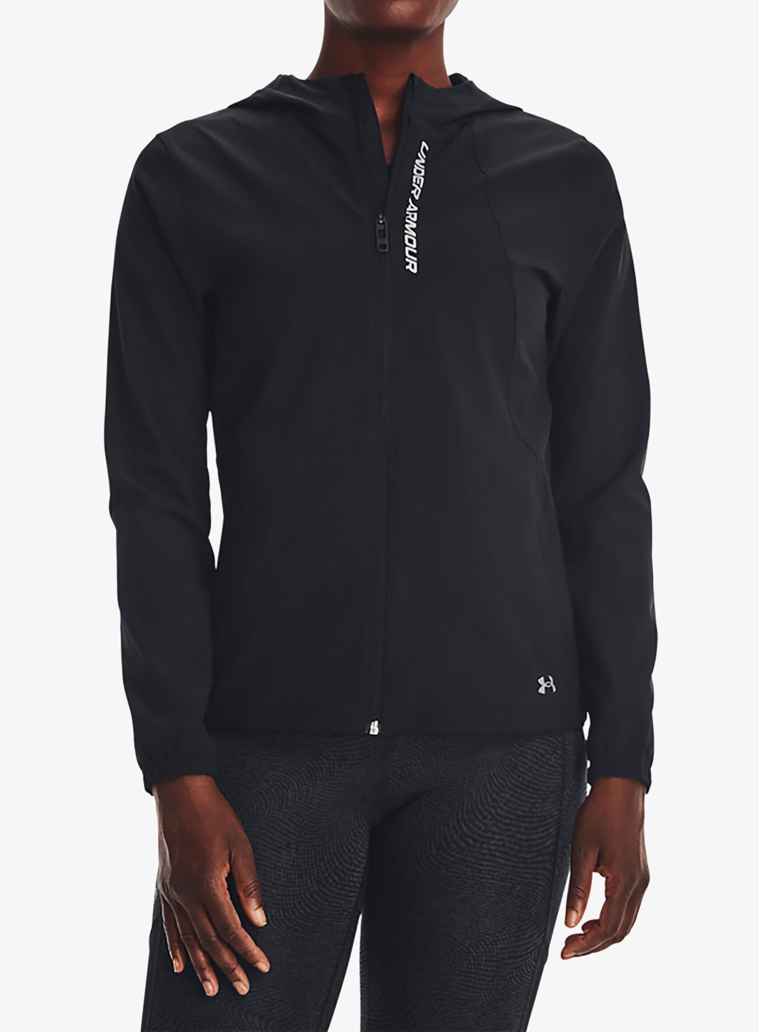 Dámská běžecká bunda Under Armour Ua OutRun The Storm Jacket černá/r