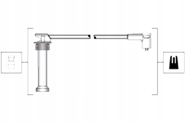 MAGNETI MARELLI ZESTAW PRZEWODÓW ZAPŁONOWYCH FORD FOCUS I MONDEO III