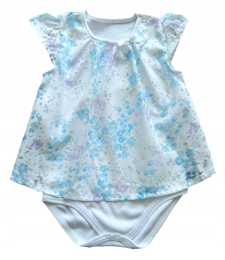 

Body sukienka bodosukienka chrzest roz. 74 cm Pl