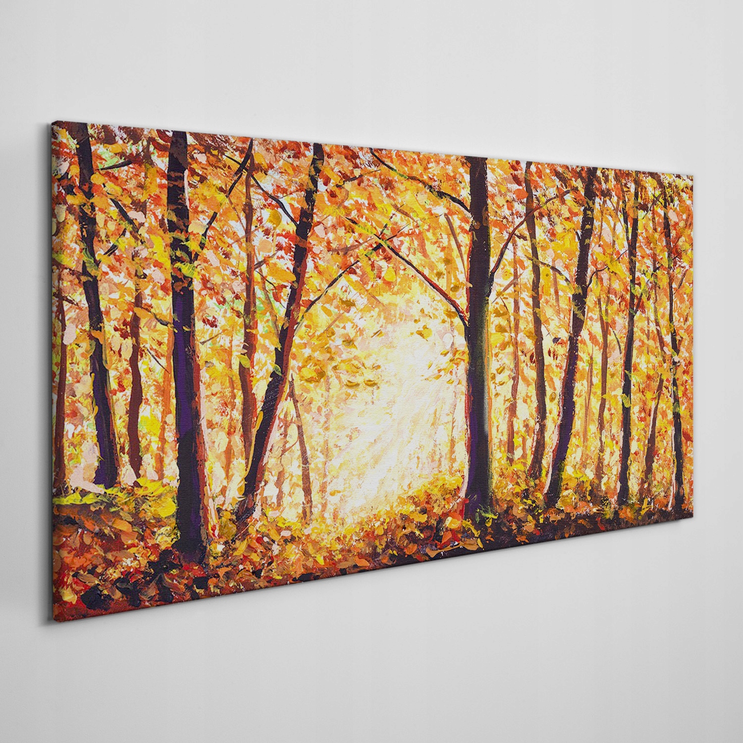 

Płótno obraz na ścianę Las jesień liście 140x70 cm