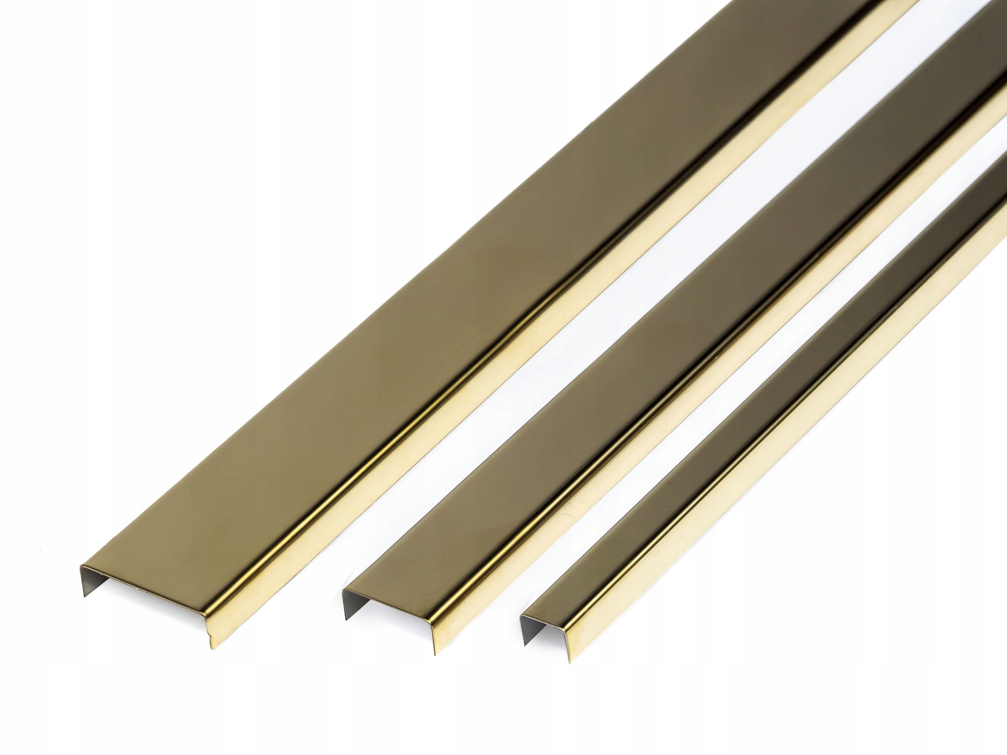 LISTWA NIERDZEWNA DEKORACYJNA DO PŁYTEK ZŁOTA2x244 Marka EGO