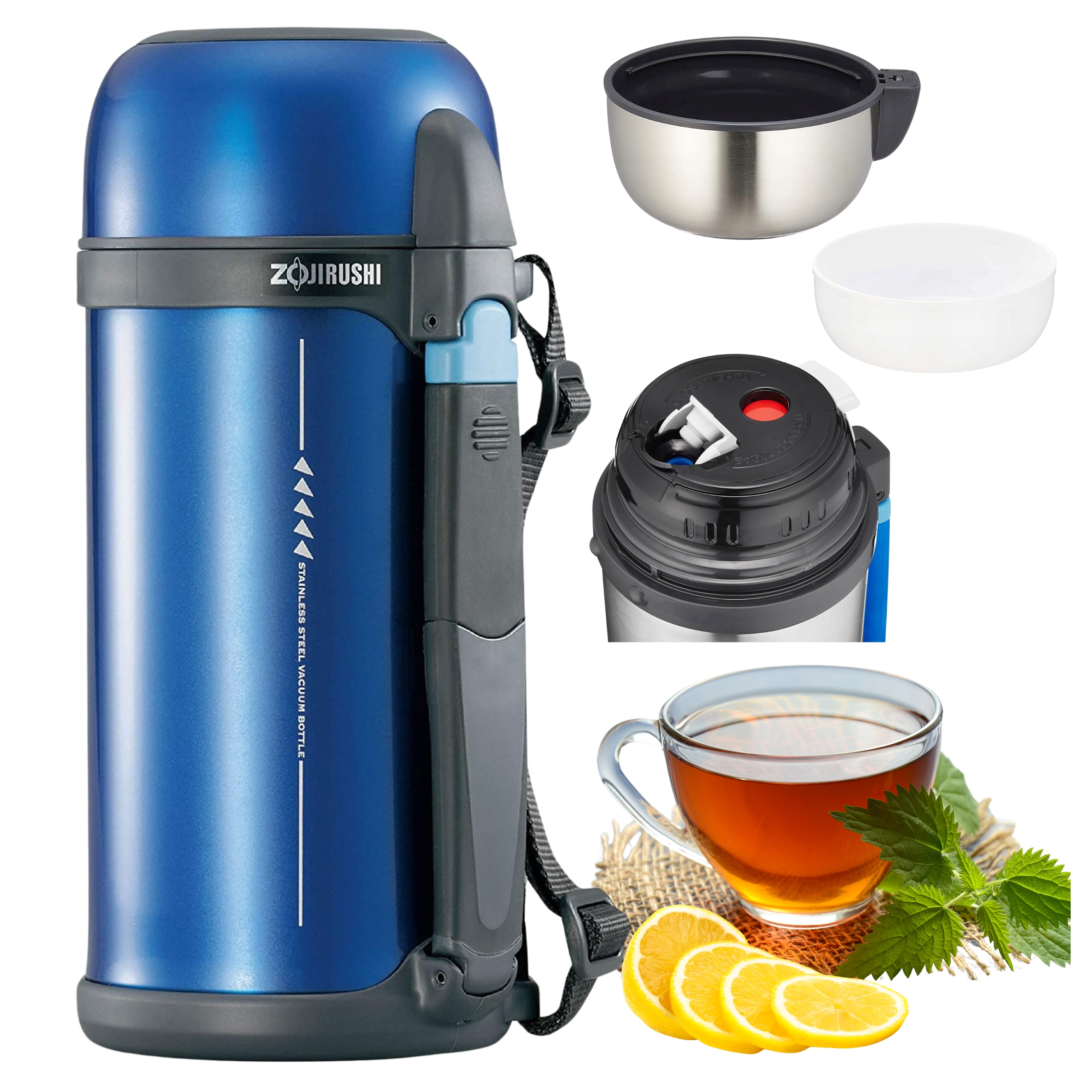 Vakuová termoska na výlet na čaj Zojirushi SF-CC15-AH 1,5L