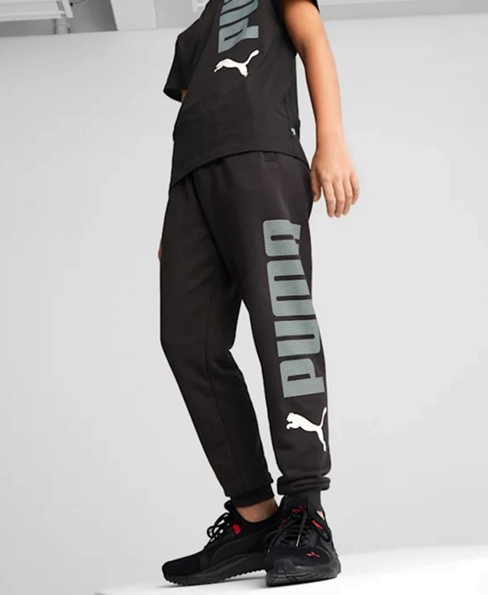 Spodnie Dresowe Puma Logolab Junior rozm.116 Czarne