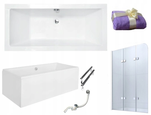 

Besco Quadro Wanna 175 x 80 Parawan Syfon