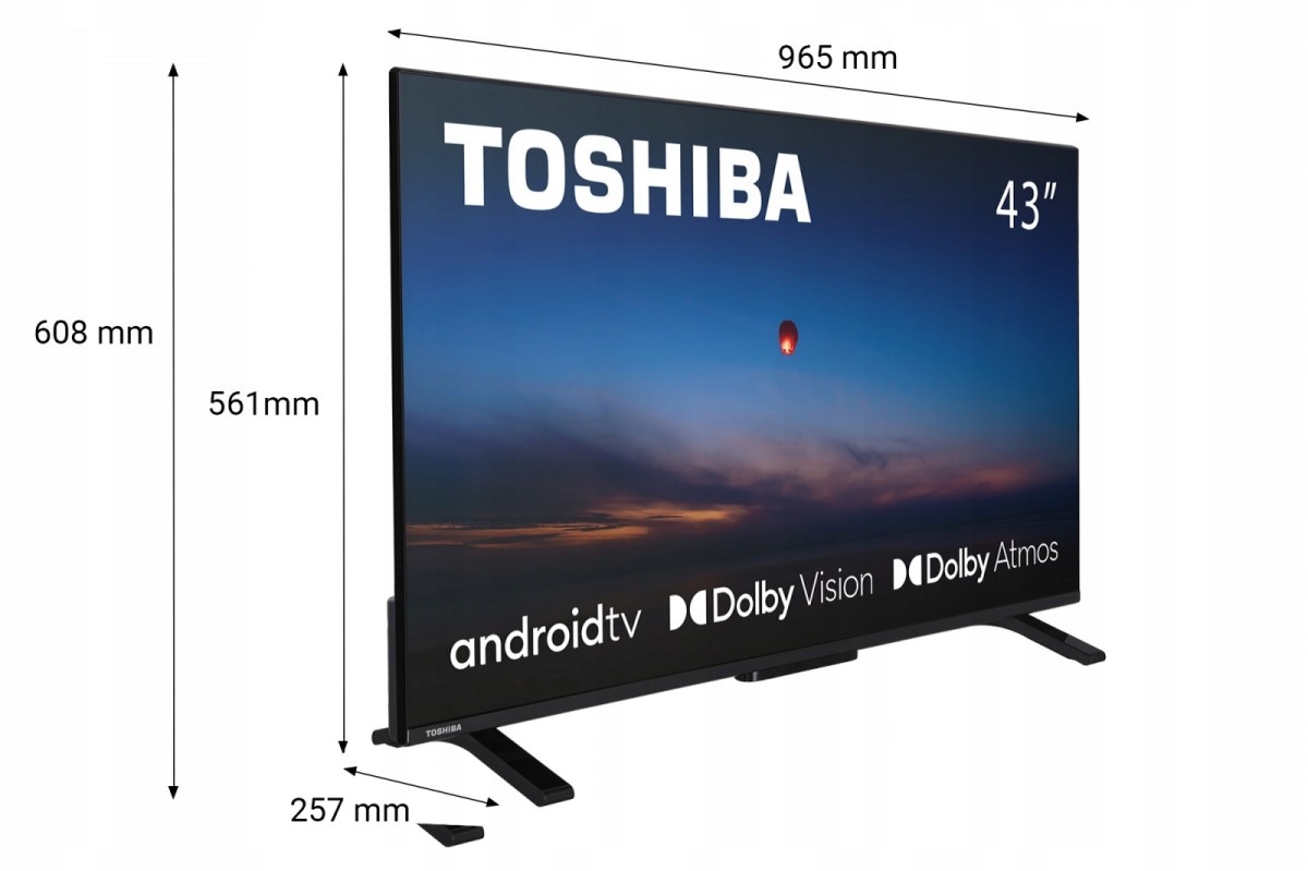 TOSHIBA Telewizor LED 43 cale 43UA2363DG Model 43UA2363DG