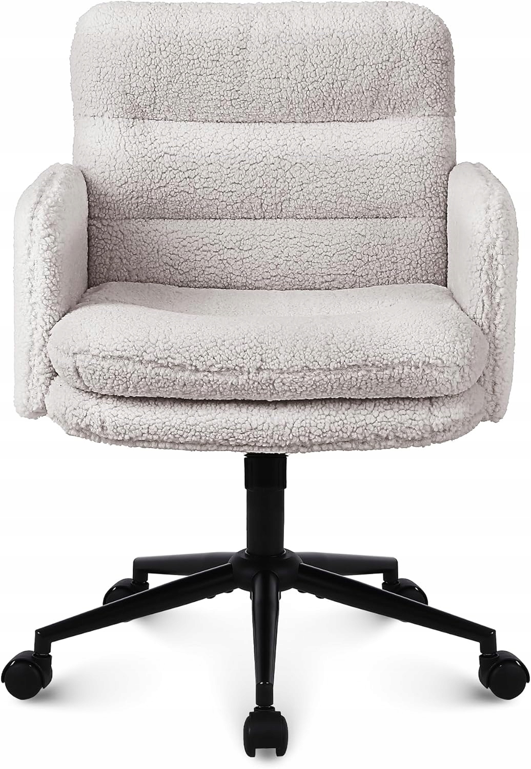 Kancelářská křesla Youhauchair z imitace kašmírové kožešiny, krémová /15