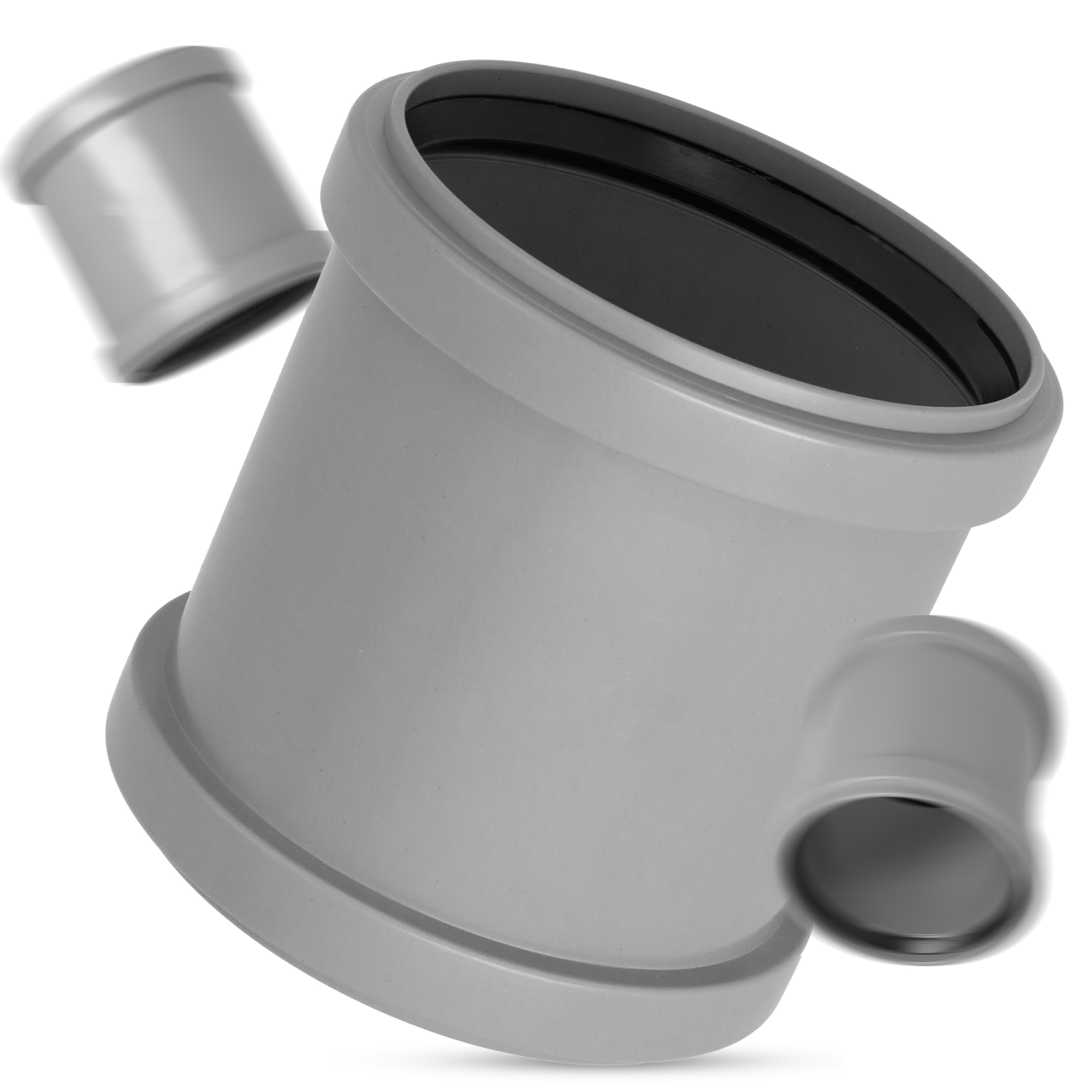 MUFA Kanalizacyjna 110 RURY PCV Nasuwka Łącznik Złącze ZŁĄCZKA Wody SZARA EAN (GTIN) 5905261598912