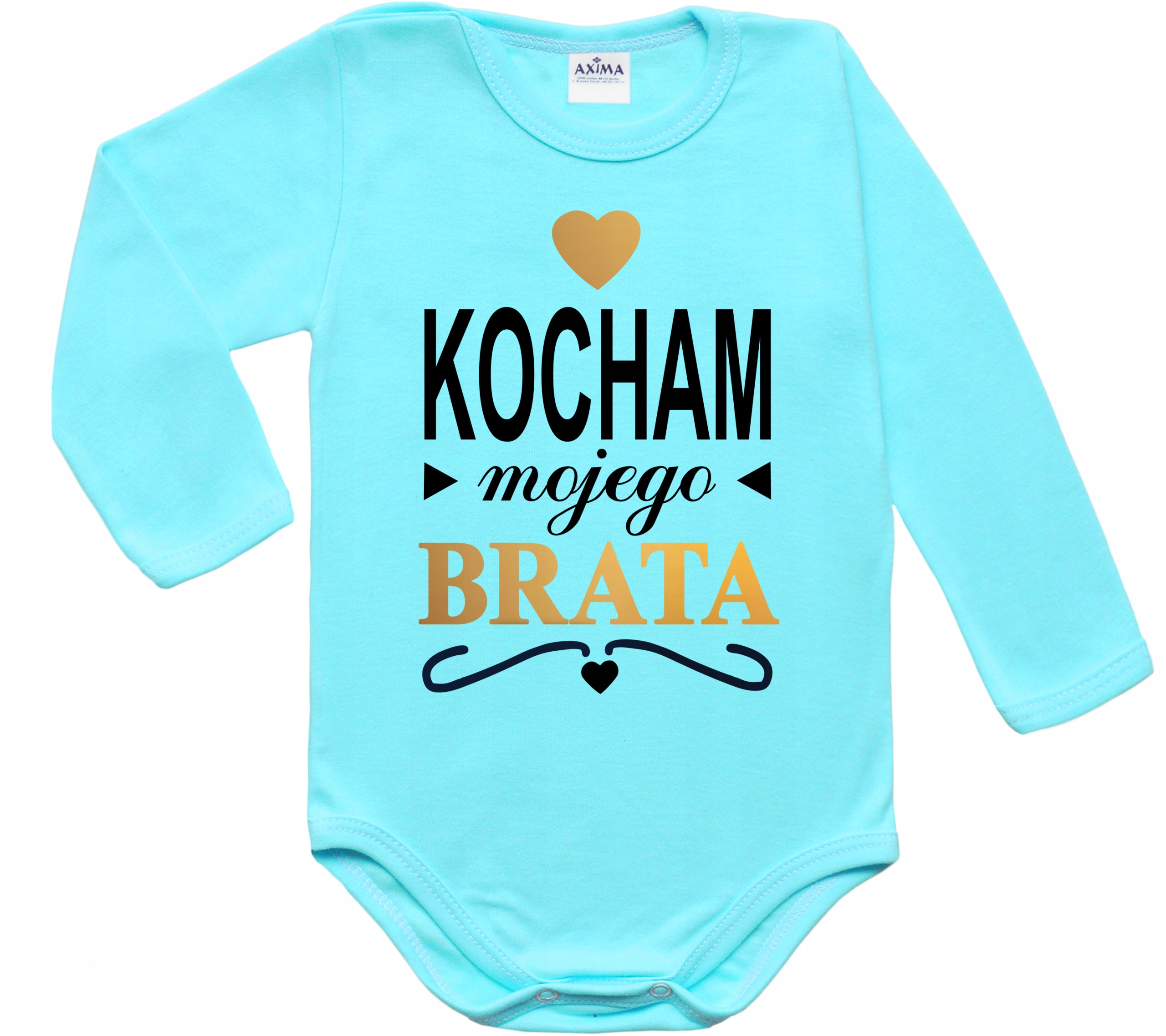 

Body z długim rękawem Kocham Mojego Brata r. 74
