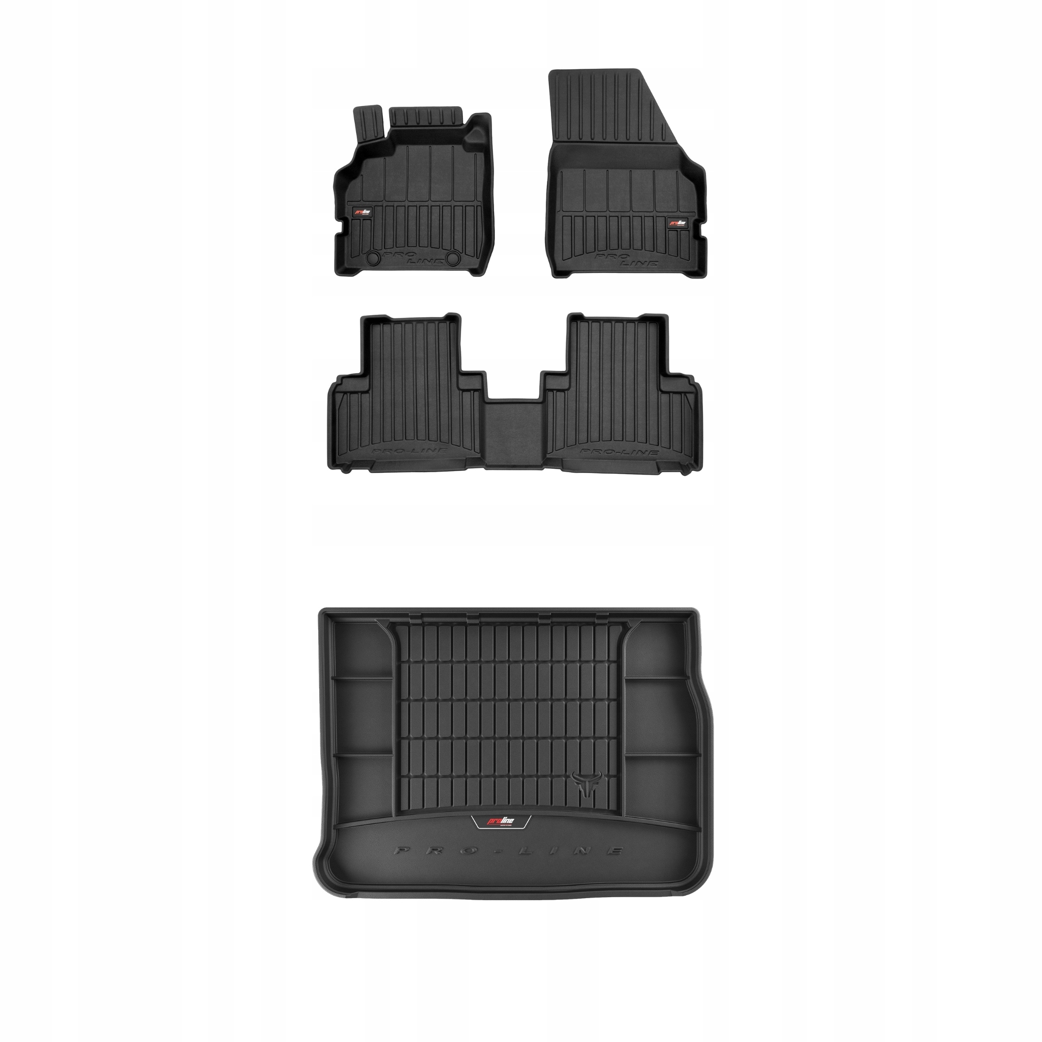Frogum 3D sada gumových koberců a rohože s logem pro Renault Scenic II 03-2009