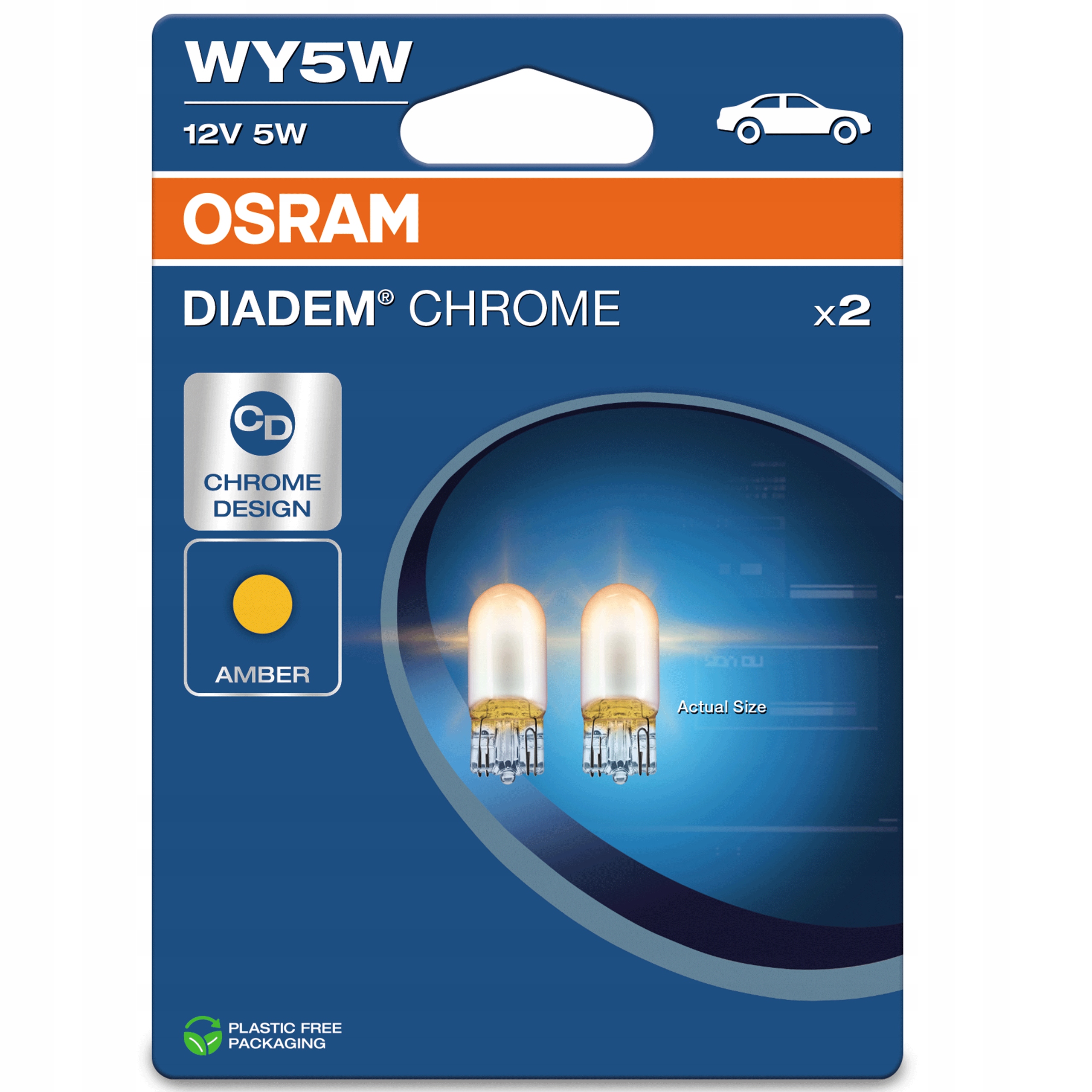 Osram WY5W Żarówki Samochodowe Diadem Chrom Kierunkowskazy Epack