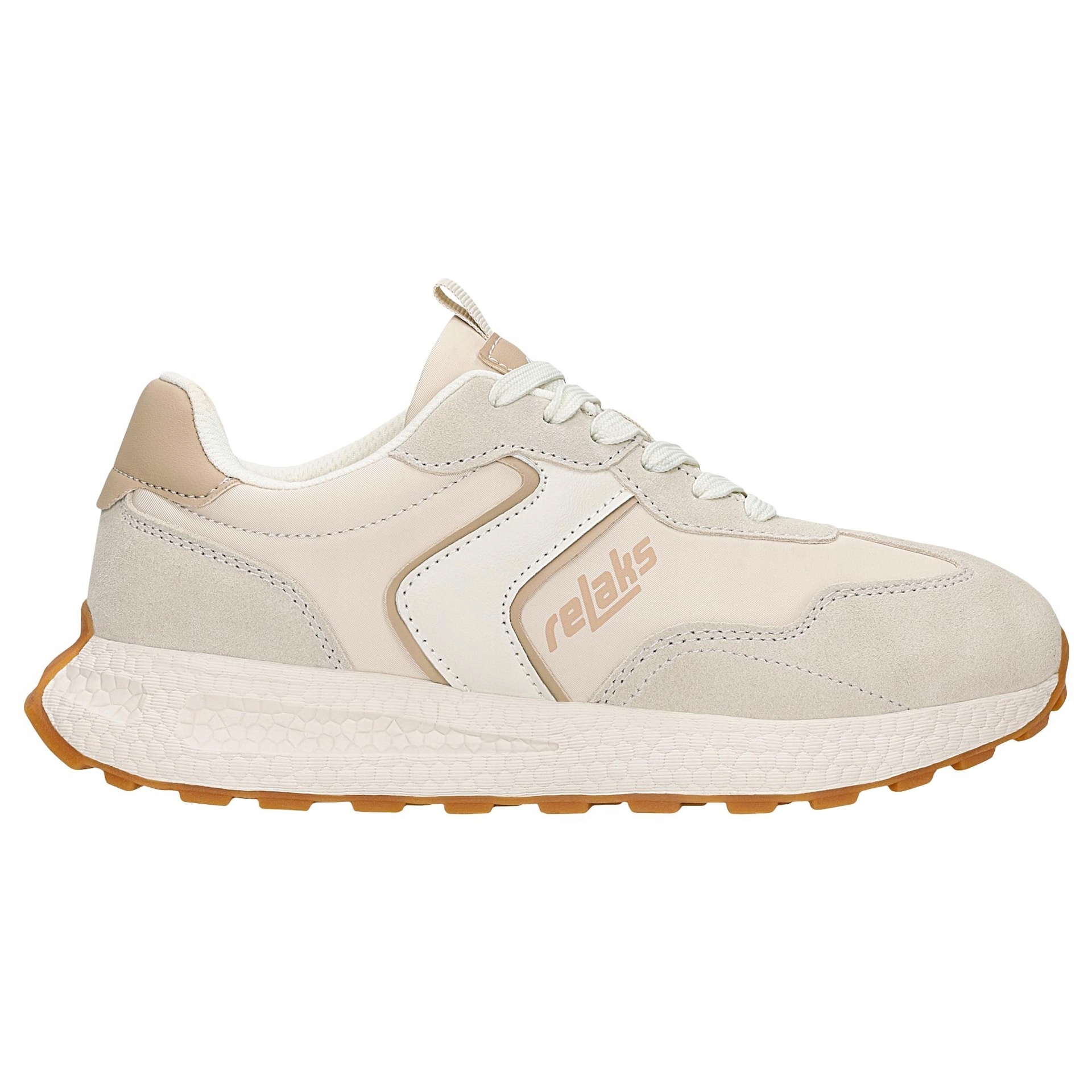 Masivní dámské tenisky Relaks v béžovo-bílé barvě vel. 38