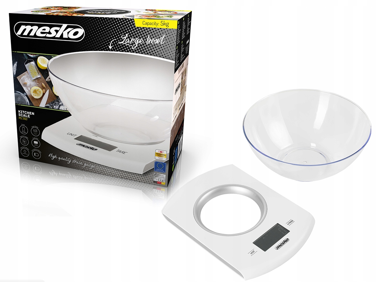 

Mesko Ms 3163 Waga Kuchenna Elektroniczna Z Misą