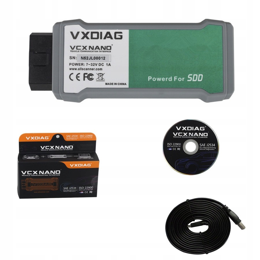 VXDIAG VCX NANO JLR JAGUAR LAND ROVER WiFi OBD2 — zdjęcie 5