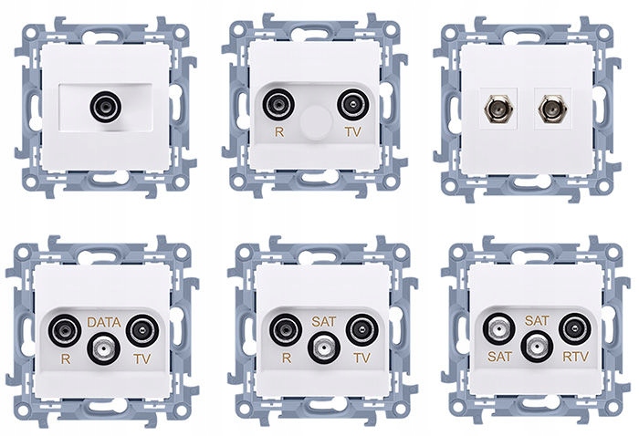 RAMKA POJEDYNCZA BIAŁY - CR1/11 SIMON 10 Liczba gniazdek 1 gniazdko