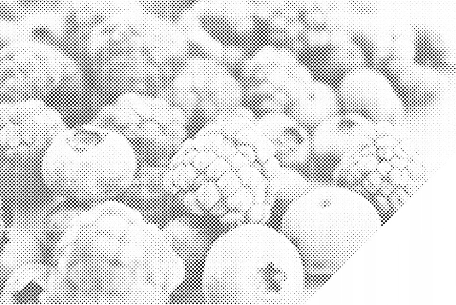 Tečkování Dotting Painting Ovoce Maliny Borůvky Jídlo Velké 80x120 cm