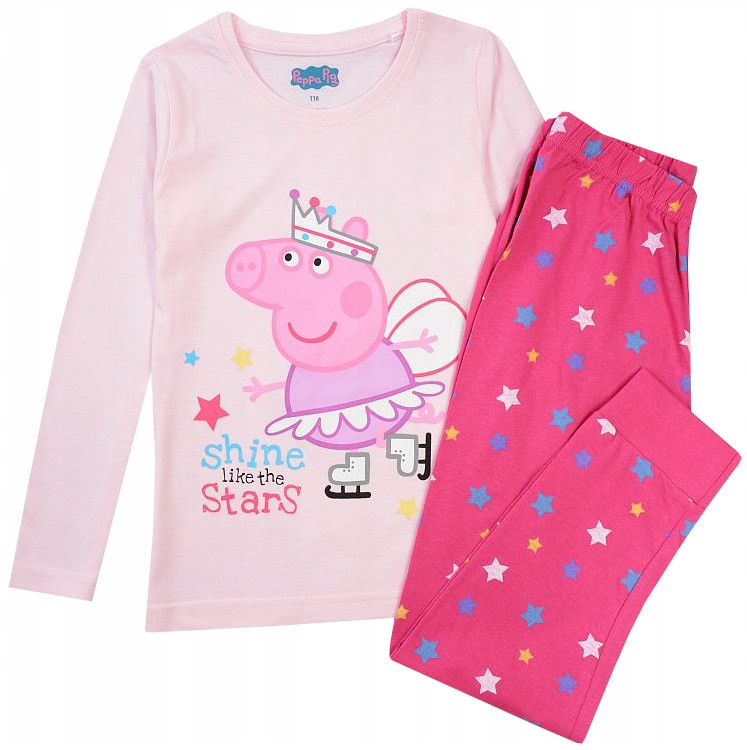 PIŻAMA DZIEWCZĘCA bawełna świnka PEPPA R219A