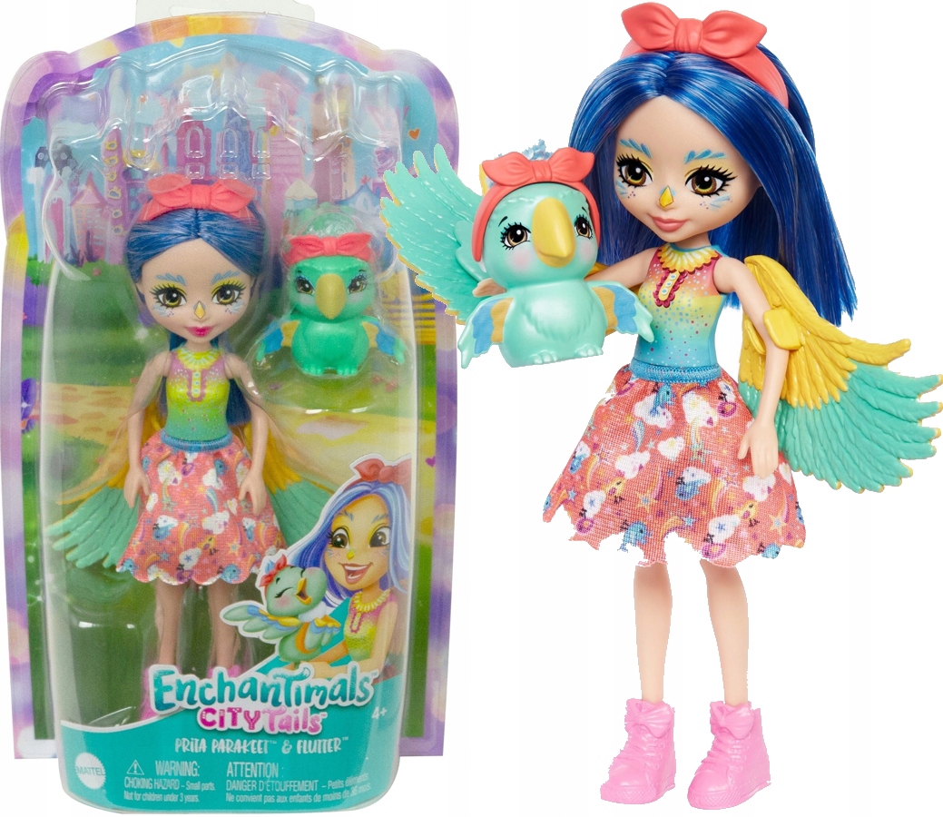

Enchantimals Lalka Ze Zwierzątkiem Papuga HHB89