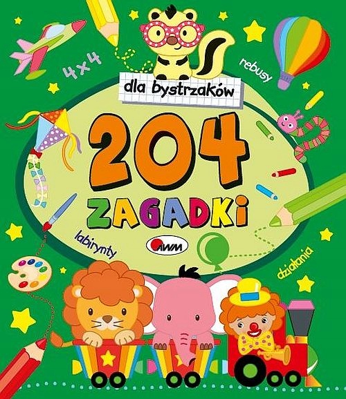 

204 Zagadki Dla Bystrzaków kolorowanie liczenie