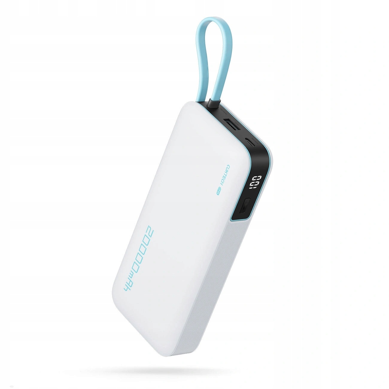 Powerbanka Cuktech CUKP200NGLLG 45W 20000mAh Usb-c s kabelem bílá
