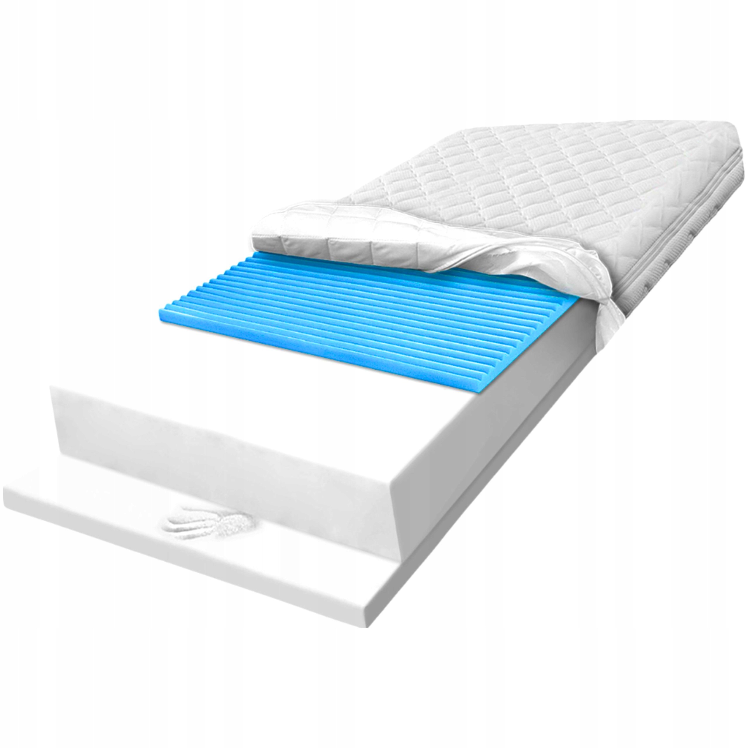 Penový matrac H1 H2 140x200, prispôsobivá pena visco memory proti zmršťovaniu