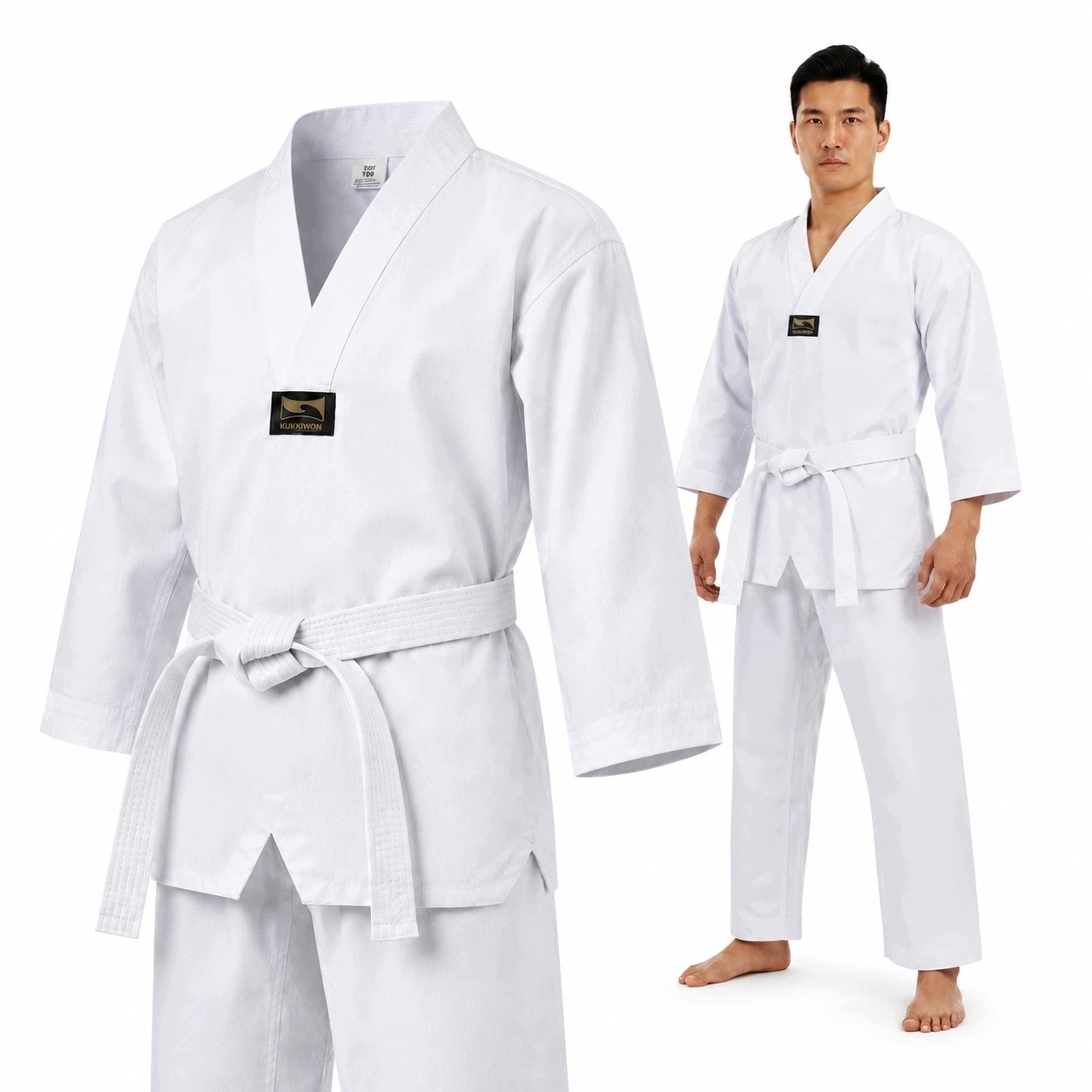 Dobok treningowy dziecięcy do Taekwondo Golgi dla dzieci 120cm Mooto