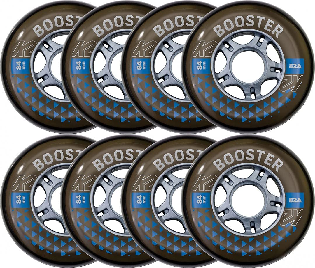 Booster 84 MM 82A 8 Wheel Pack W Ilq 7 Black