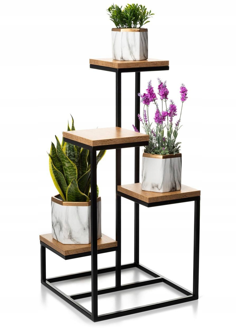 Kvetinový stojan na kvety Kaskada s doskami Loft