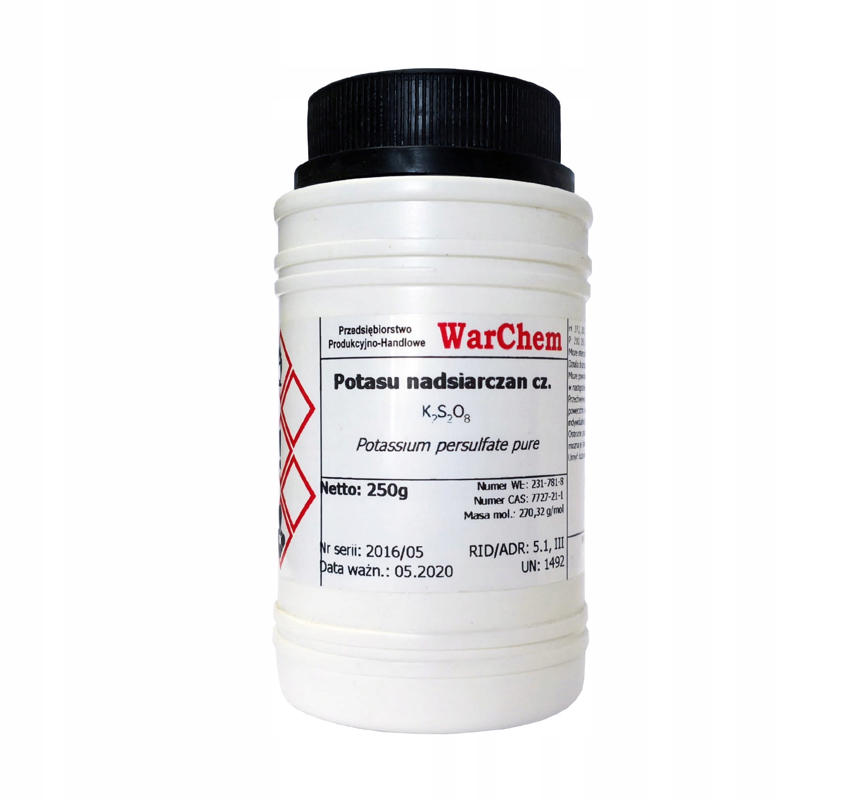 

Nadsiarczan Potasu czysty 250g