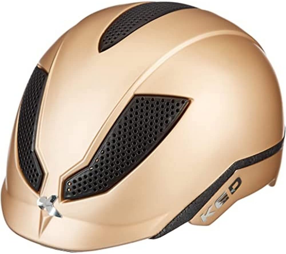 Kask rowerowy i jeździecki dla dzieci Ked Pina Gold Matt M 51-56 cm
