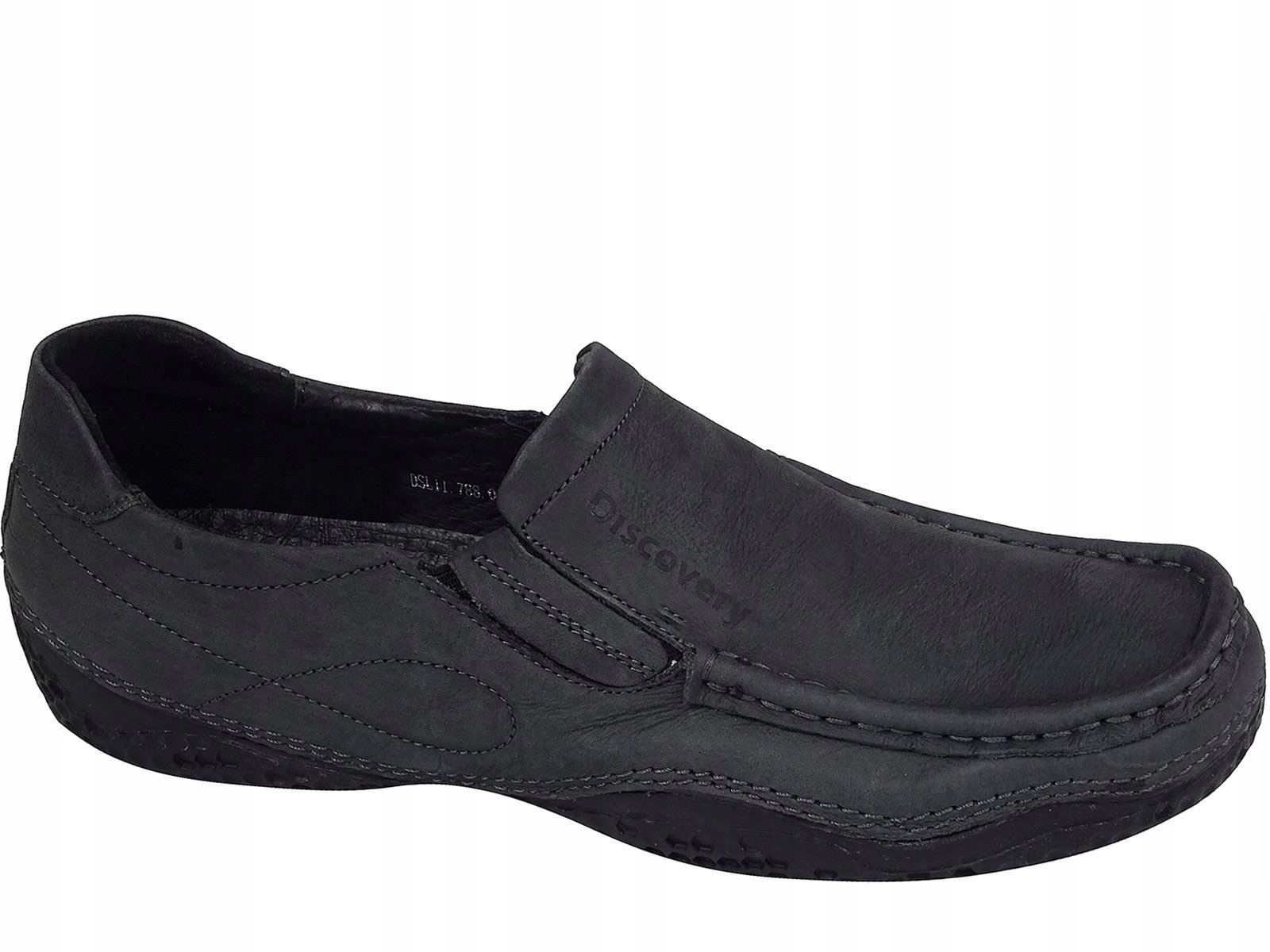 

-50% Mokasyny Wsuwane Skórzane Półbuty Buty Męskie