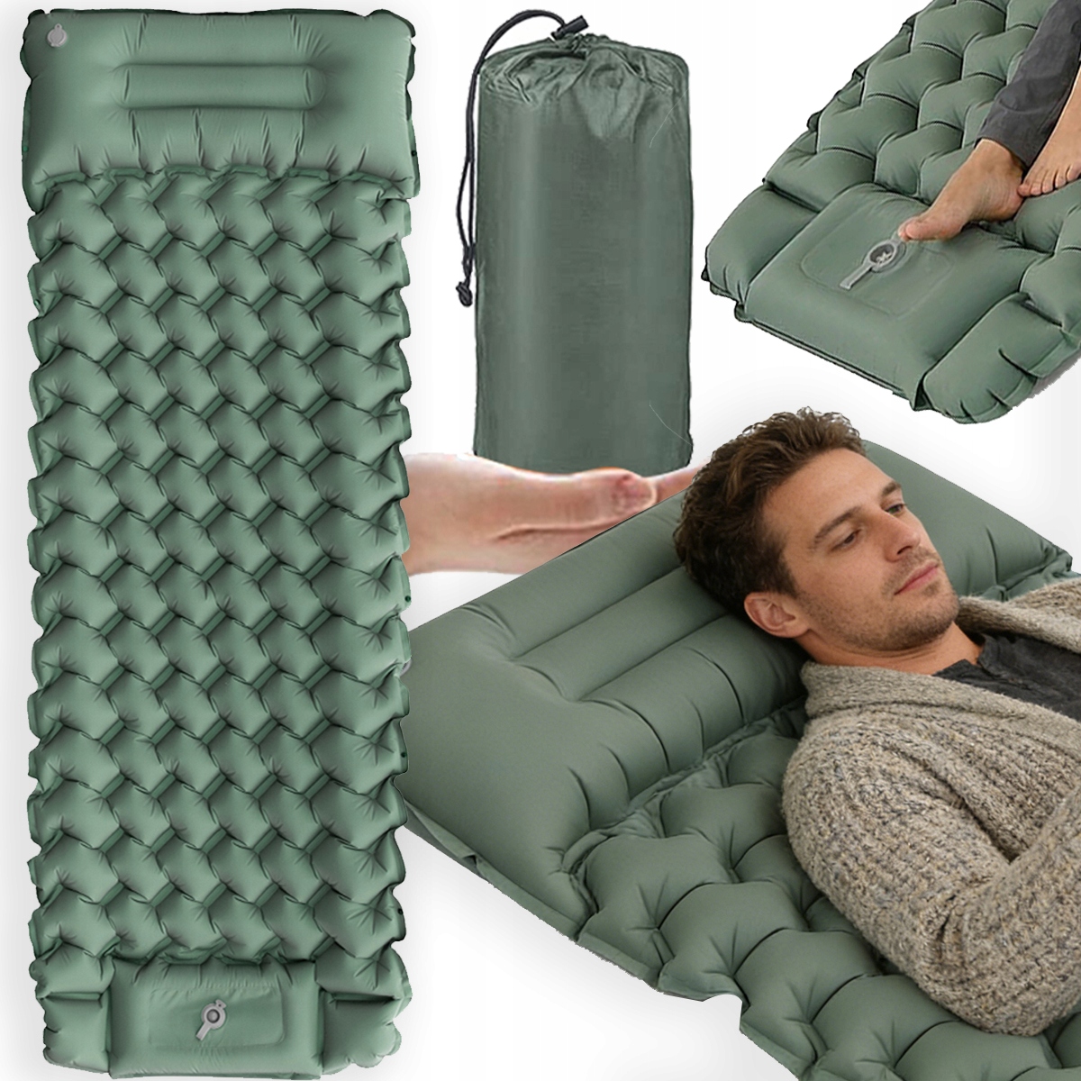Matrace S Polštářem Lehká kempingová podložka pod Stan