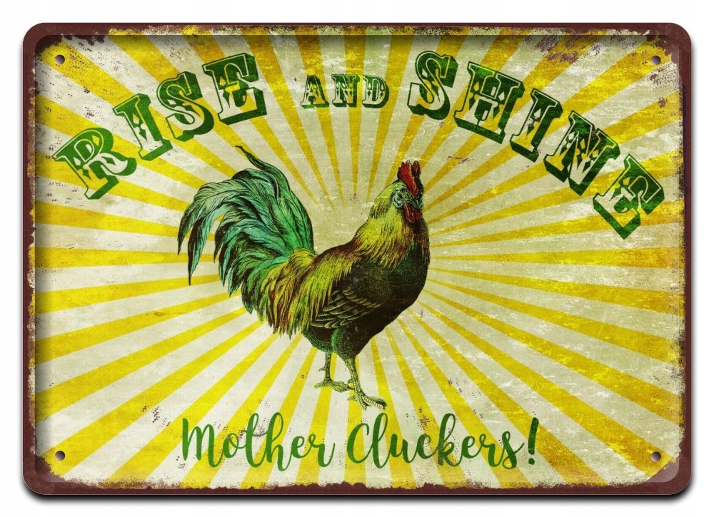 Plakat Metalowy Szyld Tabliczka Retro Vintage #11940