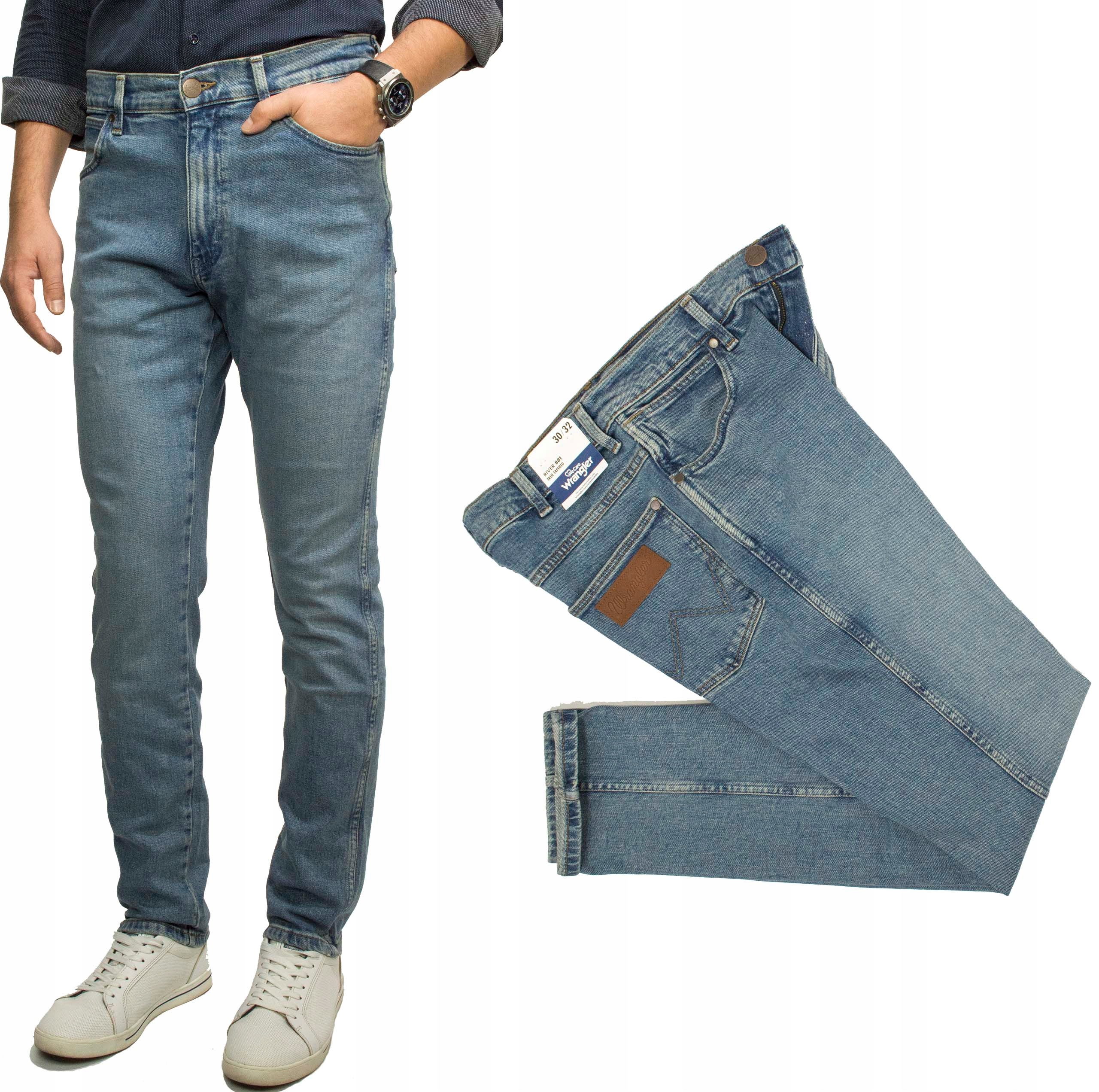 Wrangler River Octane pánské džíny slim W34 L30