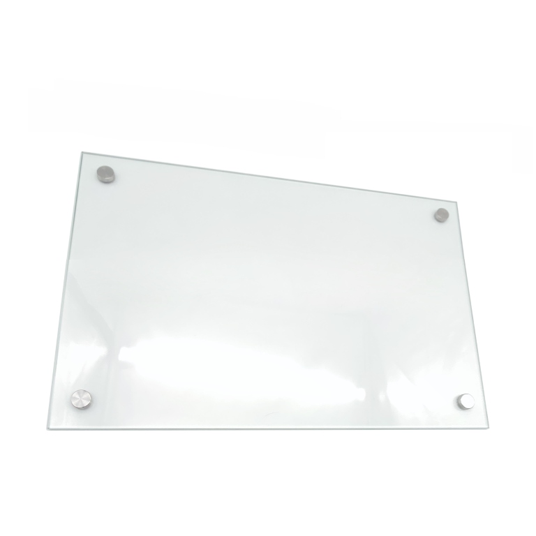 Panel szklany Optiwhite 40x70 + CHROMOWE mocowania