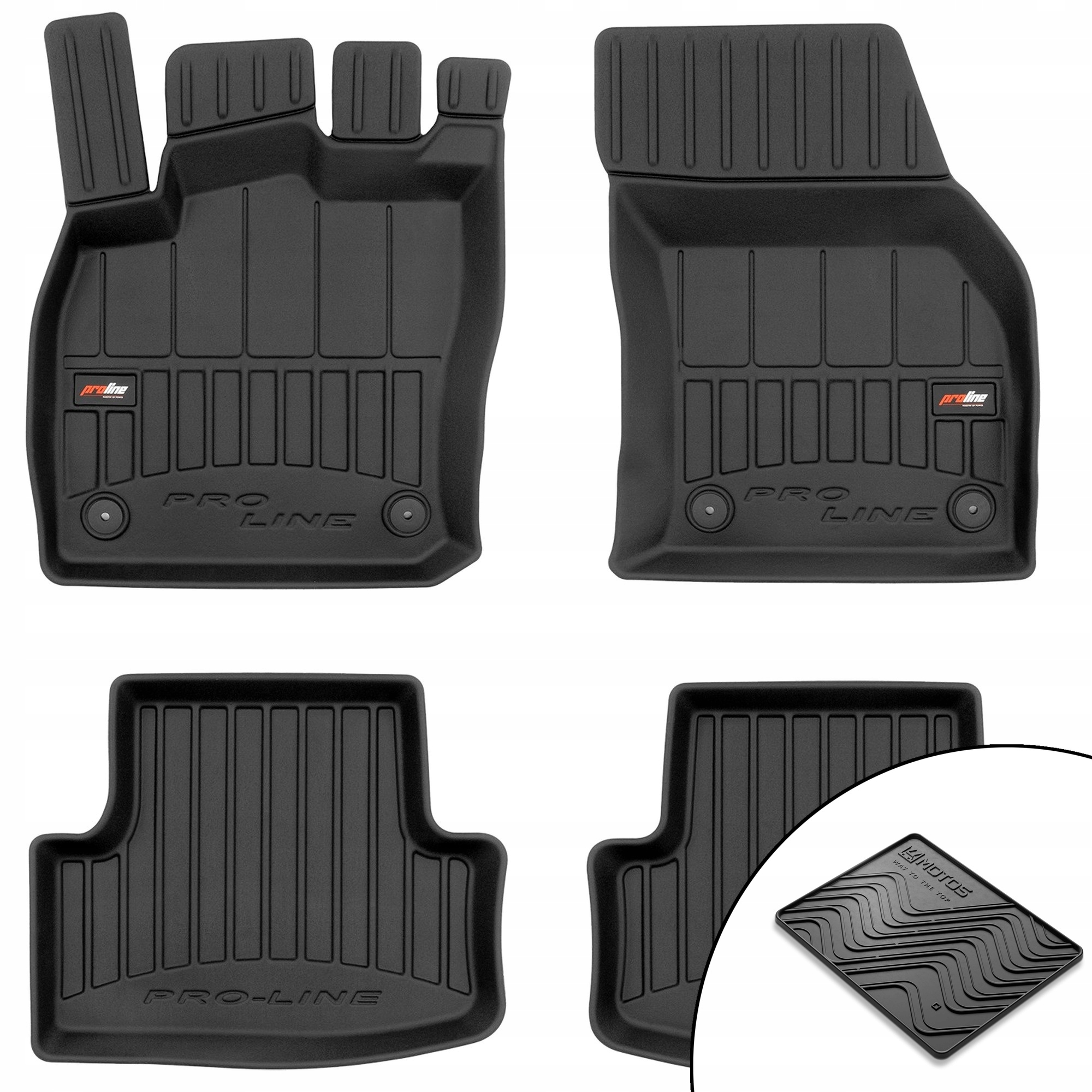 Gumové 3D koberce Seat Ateca od roku 2016 podložka bonus