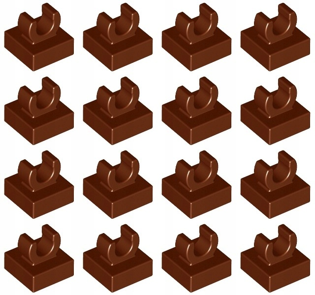 

Lego 15712 Tile Uchwyt 1x1 brązowy (3g) 16 szt.