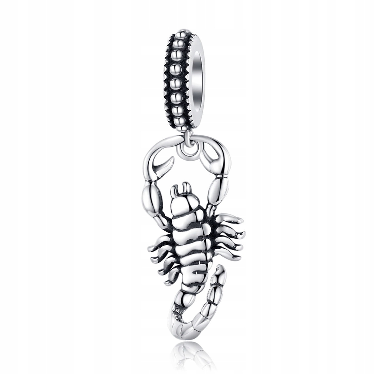 

G115 Skorpion charms zawieszka koralik srebro 925