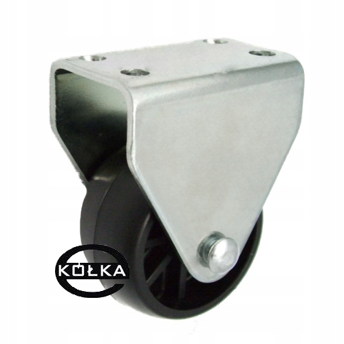 Koło meblowe fi. 40 mm tworzywowe w obu. stałej