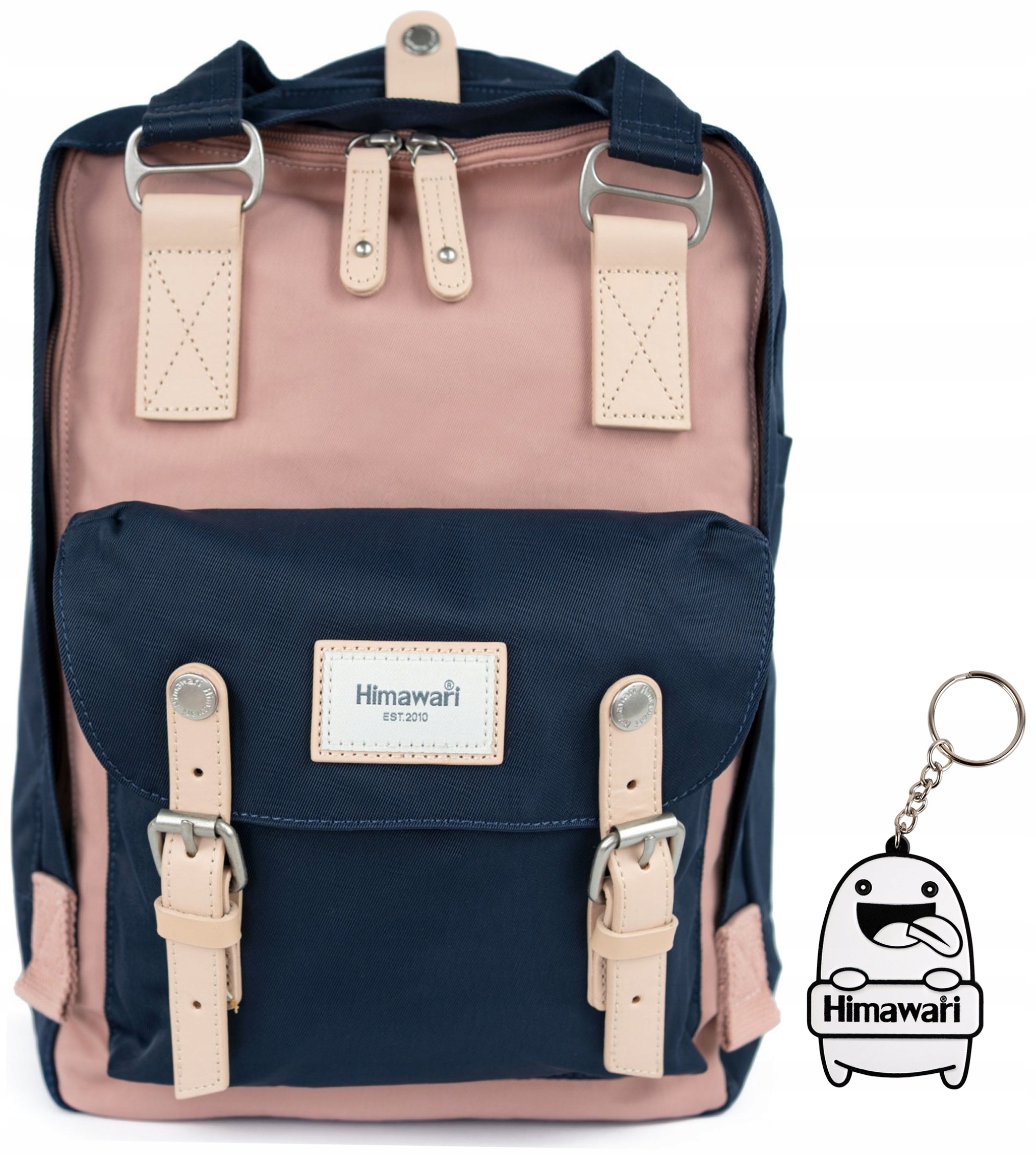 Batoh Himawari Double Autumn S – prostorný, lehký na nákupy, tmavě modrý