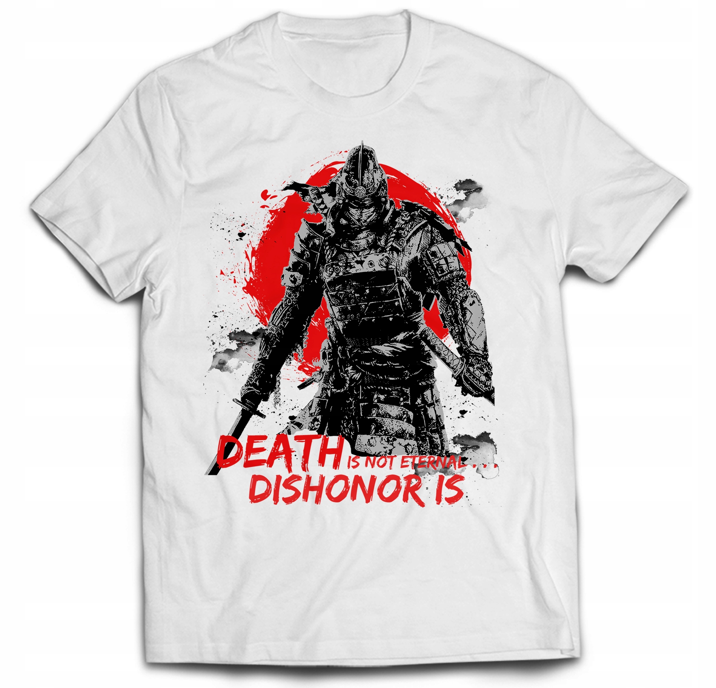 

Koszulka Z Samurajem Bushido Katana Death 4XL