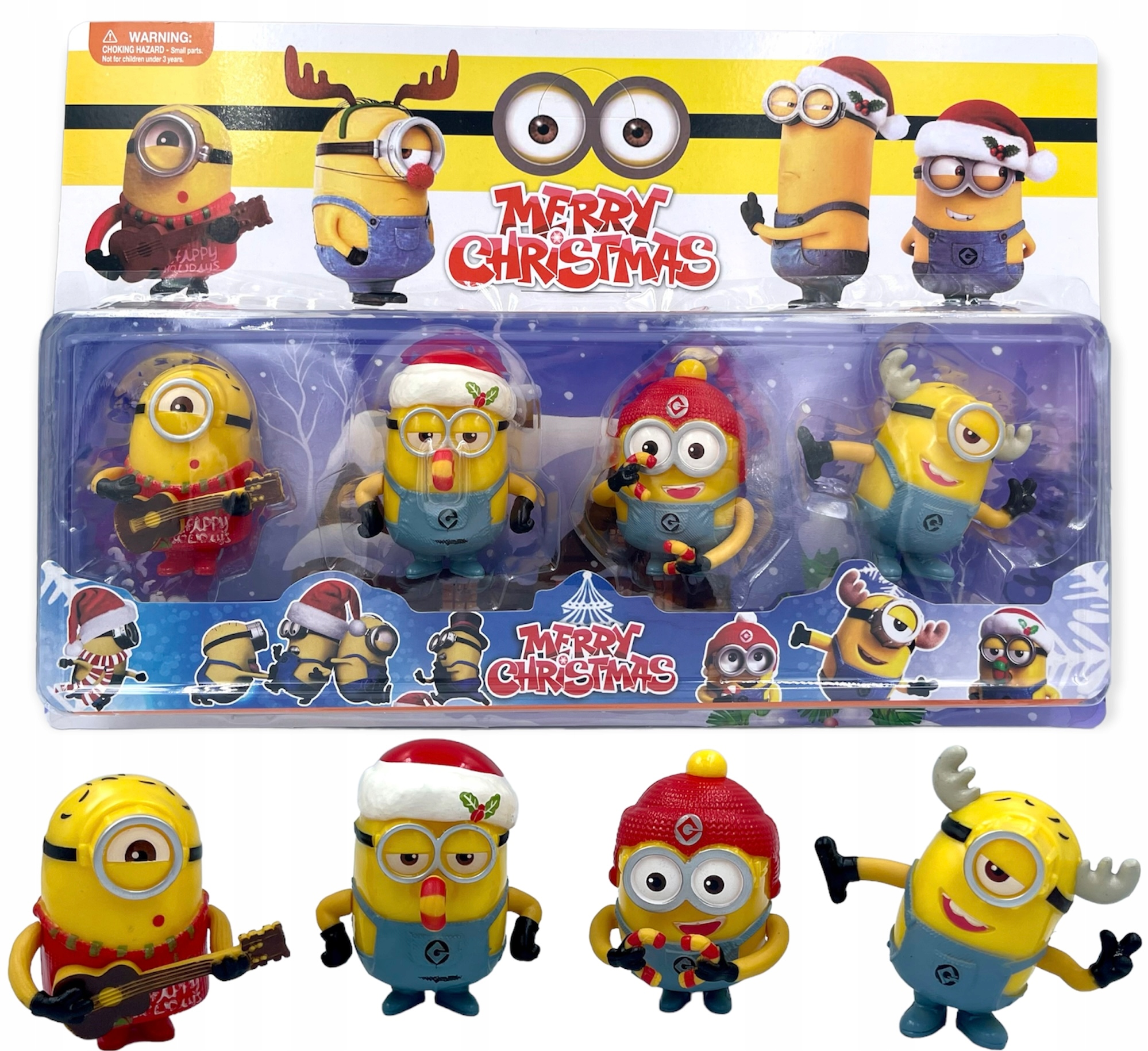 

Minionki Zestaw 4 Fiurek Figurka Minionek